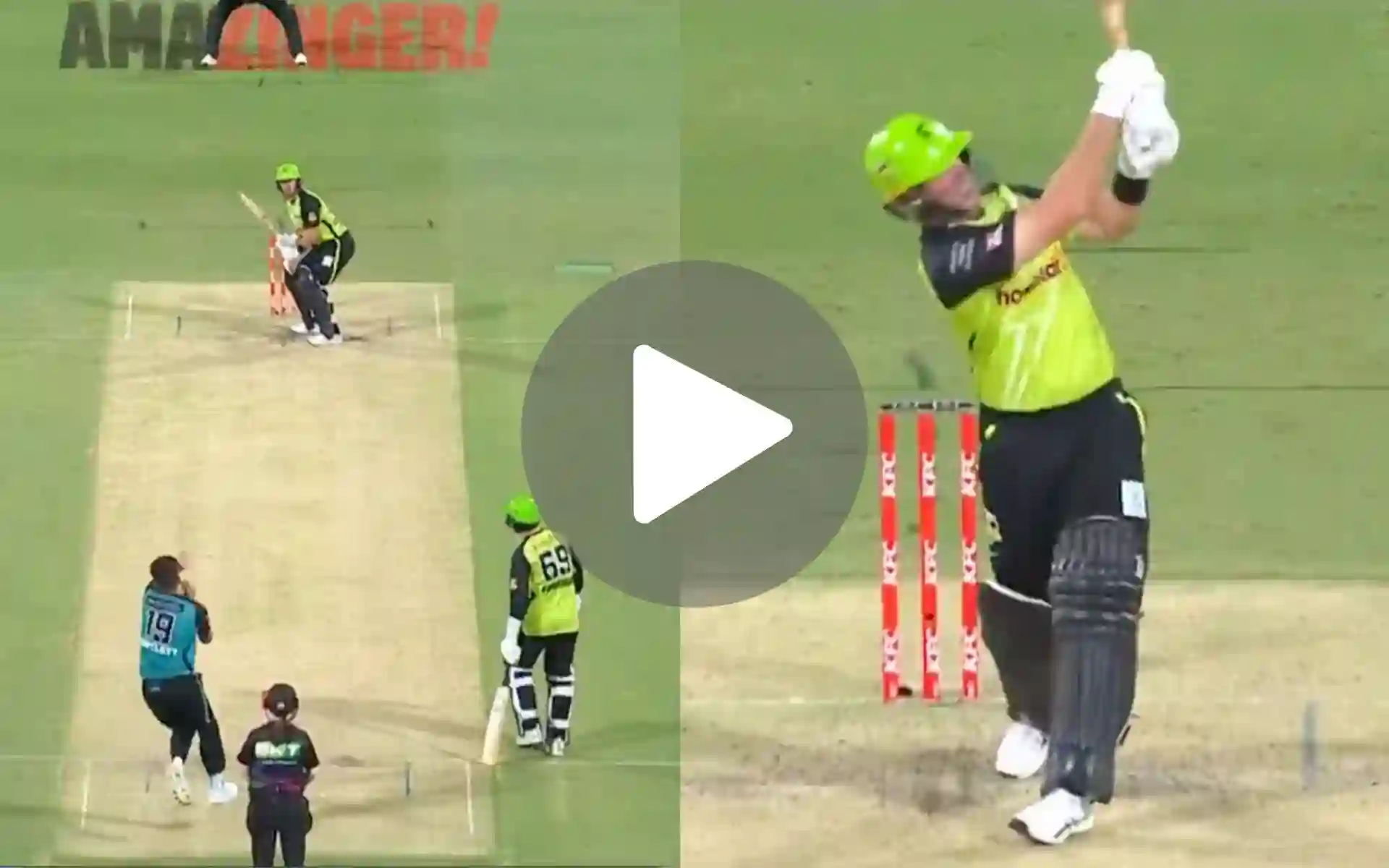 [Watch] Sydney Thunder's 41-Year-Old Assistant Coach Belts PBKS New Pacer For A 92 M Six